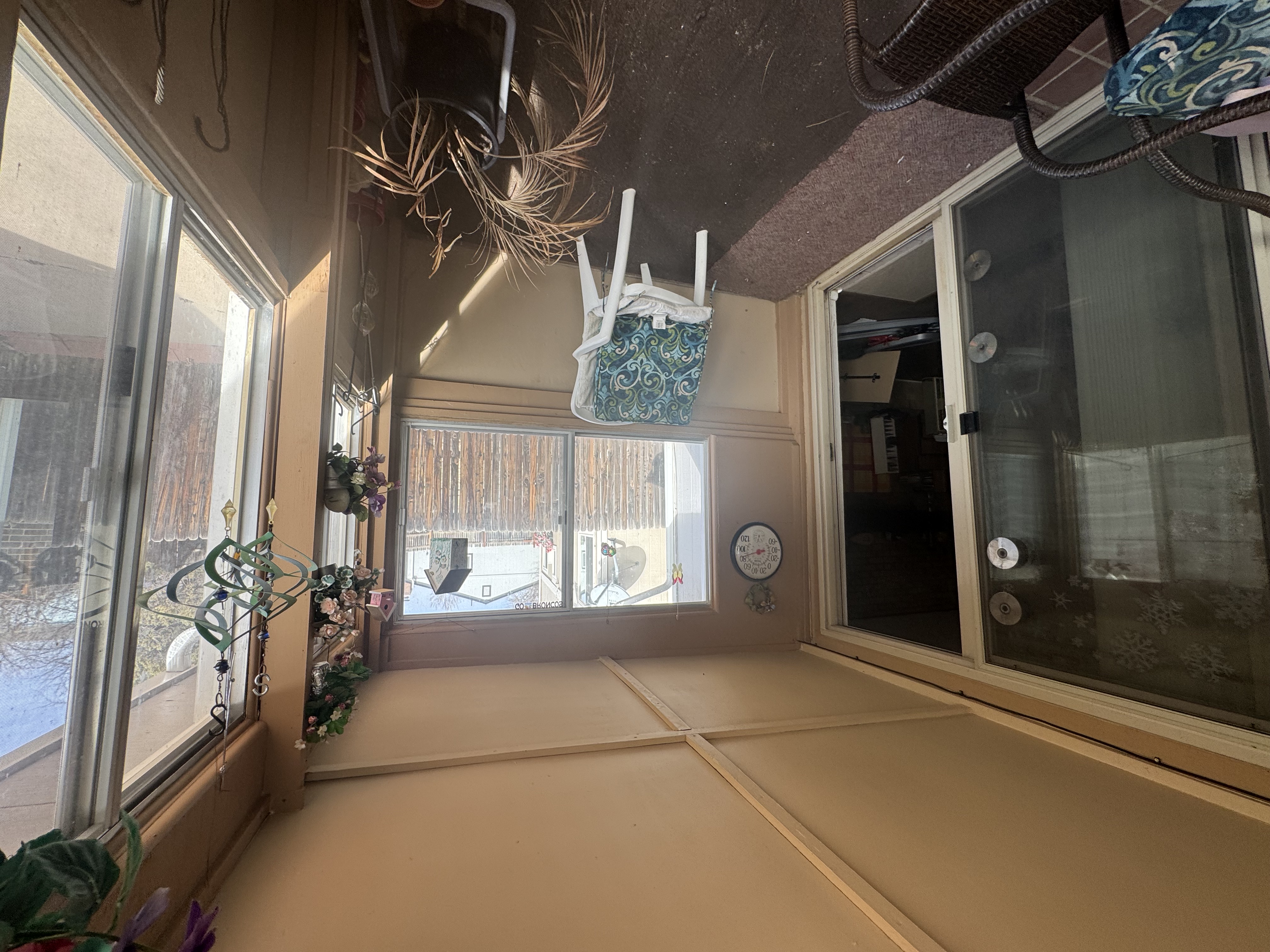 Enclosed Porch Before
